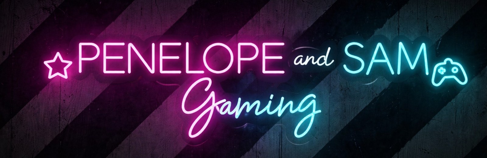 Penelope and Sam Gaming Banner